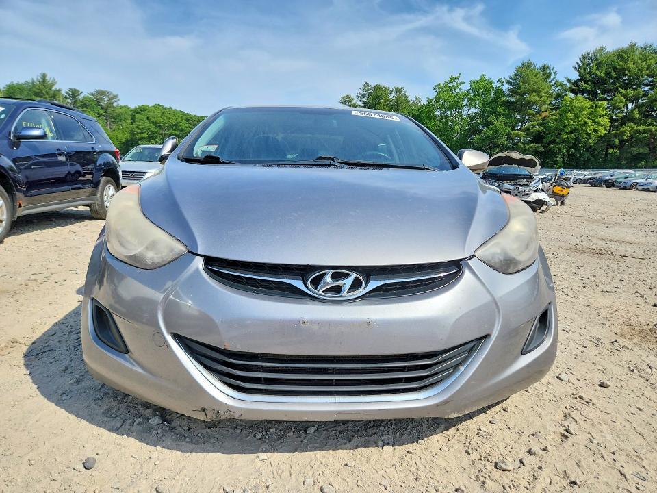 2011 Hyundai Elantra VIN KMHDH4AE1BU080573 COPART salvage auction — REAR END, Ma - Cert Of Title-Reconstrctd Coll, sold $425 on 2026-07-02 (photo 5)