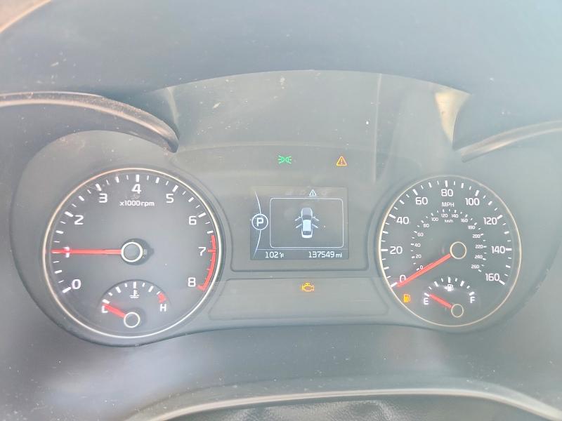 2018 Kia Optima VIN 5XXGT4L30JG227692 COPART salvage auction — FRONT END, Fl - Cert Of Title Slvg Rebuildable, sold $1,150 on 2026-07-02 (photo 9)