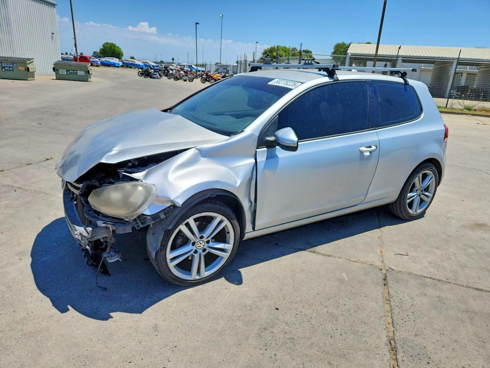 2010 Volkswagen Golf VIN WVWAB7AJ8AW167400 COPART salvage auction — FRONT END, Ca - Salvage Certificate, sold $10 on 2026-08-03 (photo 1)