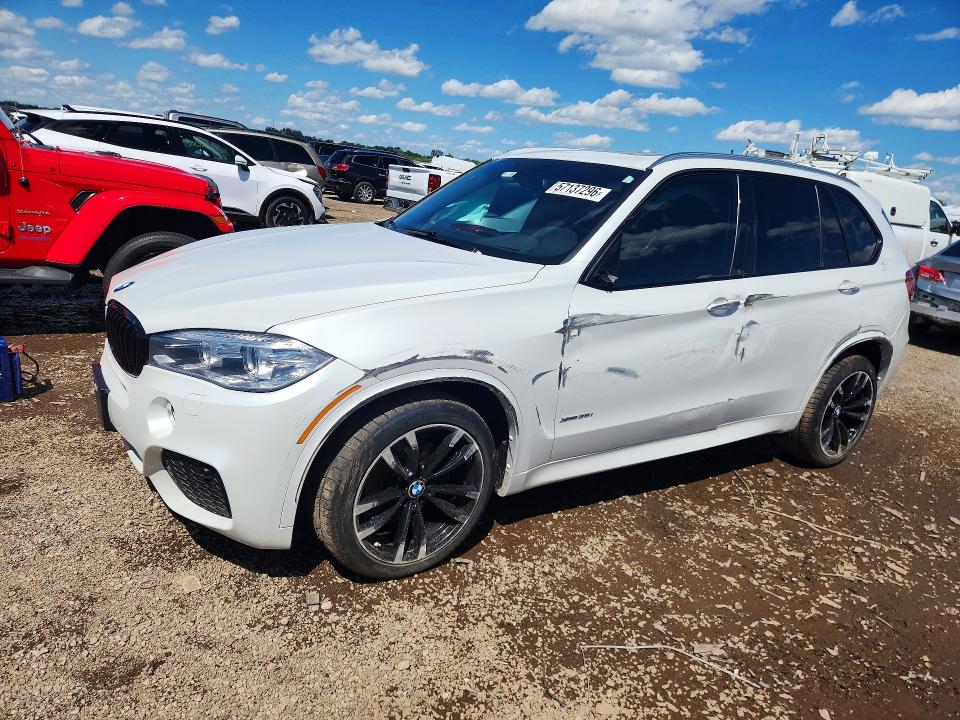 2017 BMW X5 VIN 5UXKR0C35H0V81221 COPART salvage auction — FRONT END, Wv - Salvage Certificate, sold $3,700 on 2026-07-14 (photo 1)