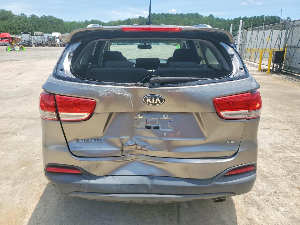2018 Kia VIN 5XYPG4A59JG361301 COPART salvage auction — REAR END, La - Certificate Of Title, sold $2,800 on 2026-07-24 (photo 6)