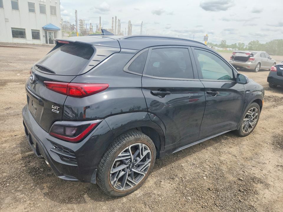 2022 Hyundai VIN KM8K3CA31NU928924 COPART salvage auction — FRONT END, Salvage Title, sold $225 on 2026-07-28 (photo 3)