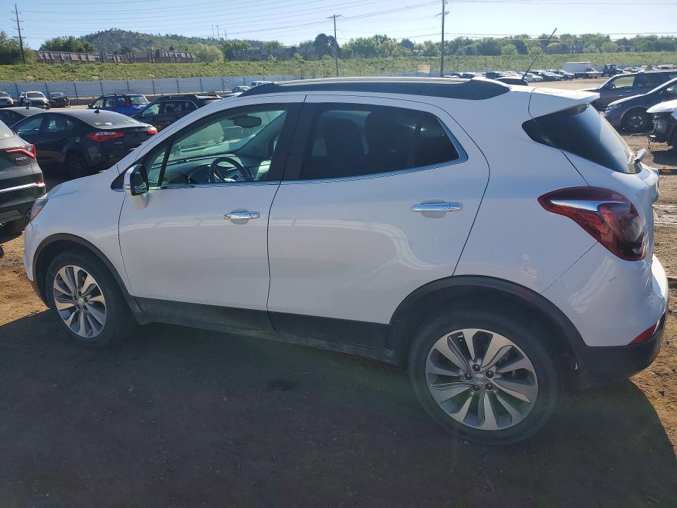 2017 Buick Encore VIN KL4CJESB8HB186466 COPART salvage auction — HAIL, Ks - Cert Of Title-Salvage, sold $275 on 2026-07-27 (photo 2)