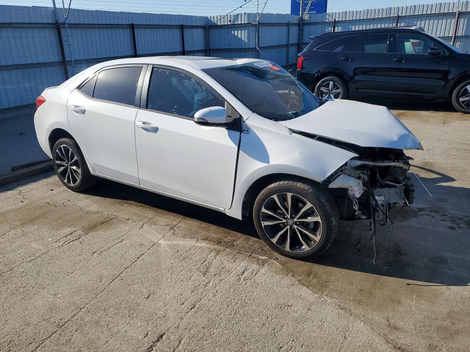 2017 Toyota Corolla VIN 5YFBURHE4HP638206 COPART salvage auction — FRONT END, Ca - Salvage Certificate, sold $675 on 2026-07-31 (photo 4)