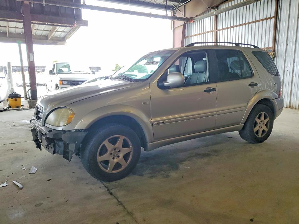 2001 Mercedes-benz M-klasse VIN 4JGAB72E11A240763 COPART salvage auction — FRONT END, Ca - Salvage Certificate, sold $350 on 2026-07-09 (photo 1)