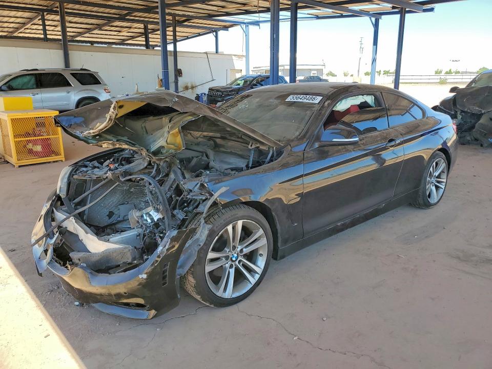 2015 BMW 4er VIN WBA3N3C58FK234971 COPART salvage auction — FRONT END, AZ - CERT OF TITLE - SALVAGE, sold $175 on 2026-07-23 (photo 1)