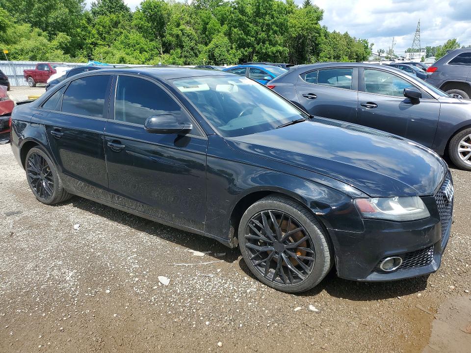 2011 Audi A4 VIN WAUBFAFL0BN020427 COPART salvage auction — REAR END, On - Permit Salvage, sold $475 on 2026-07-09 (photo 4)