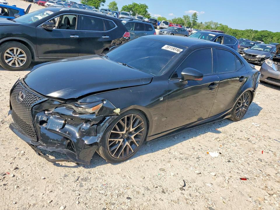 2014 Lexus Is VIN JTHCF1D20E5010338 COPART salvage auction — FRONT END, Ma - Cert Of Title-Reconstrctd Coll, sold $200 on 2026-07-07 (photo 1)
