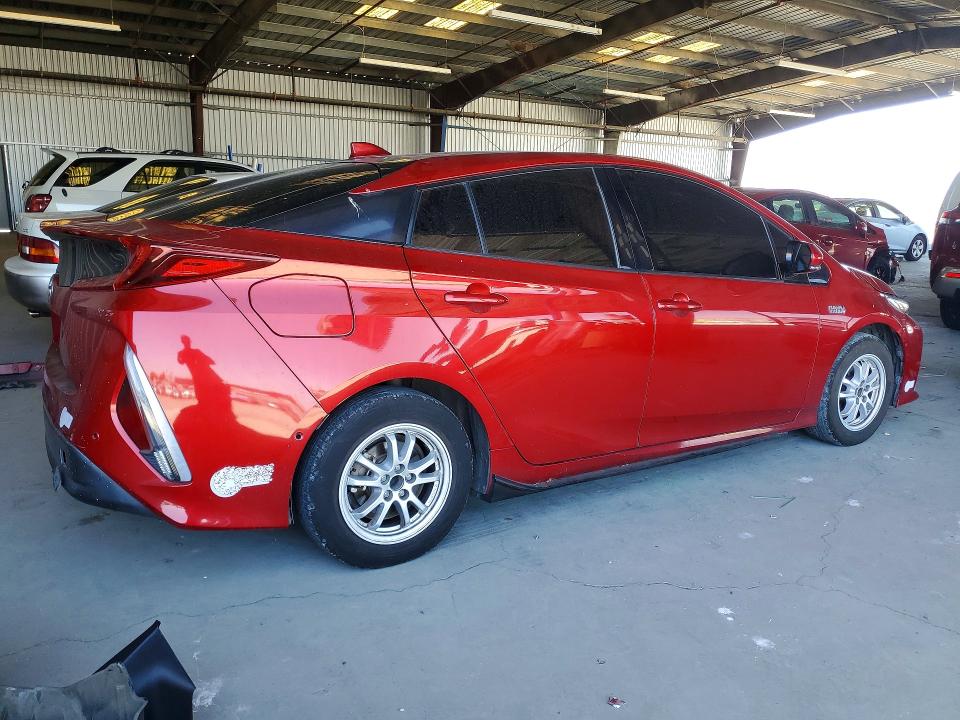 2017 Toyota Prius prime VIN JTDKARFP4H3001290 COPART salvage auction — REAR END, Ca - Salvage Certificate, sold $5,100 on 2026-07-09 (photo 3)