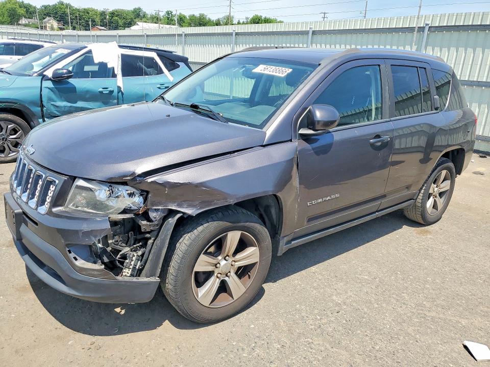 2016 Jeep VIN 1C4NJDEB5GD706999 COPART salvage auction — FRONT END, Pa - Certificate Of Salvage, sold $1,100 on 2026-07-02 (photo 1)
