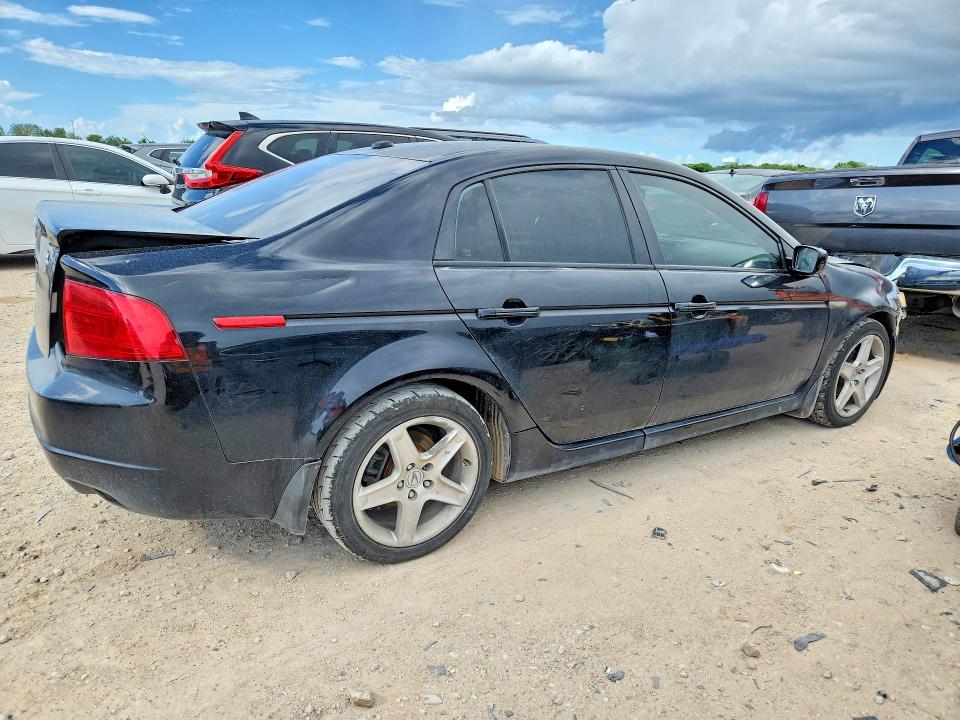 2005 Acura Tl VIN 19UUA66235A082173 COPART salvage auction — FRONT END, Tx - Salvage Vehicle Title, sold $300 on 2026-07-02 (photo 3)