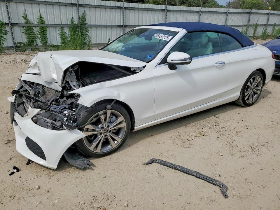 2018 Mercedes-benz C-klasse VIN WDDWK4KBXJF648914 COPART salvage auction — FRONT END, Va - Cert Of Title - Salvage, sold $2,600 on 2026-08-11 (photo 1)