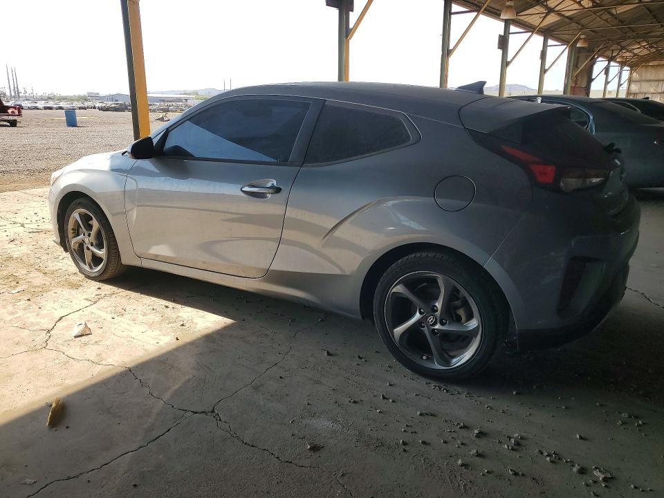 2019 Hyundai Veloster VIN KMHTG6AF9KU017269 COPART salvage auction — FRONT END, Az - Certificate Of Title, sold $3,400 on 2026-07-20 (photo 2)