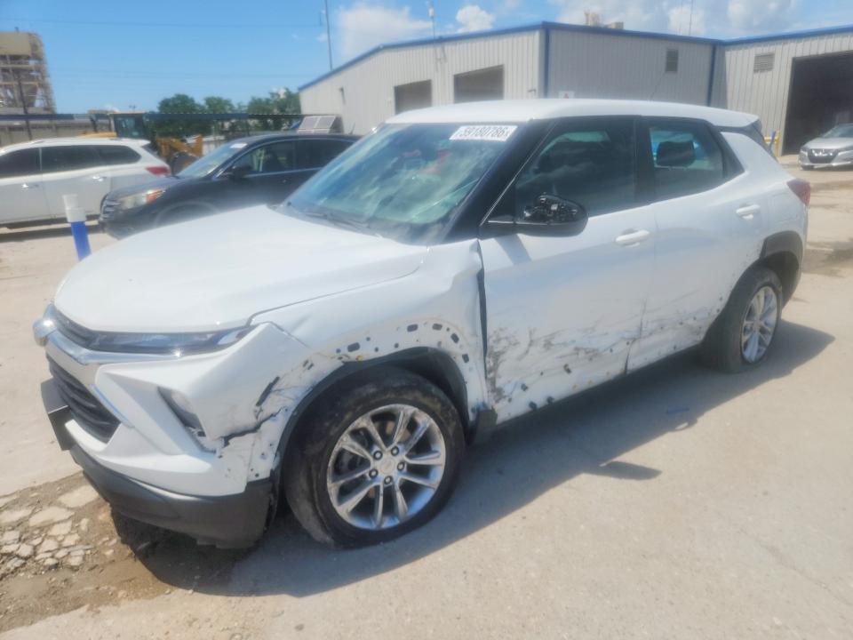 2024 Chevrolet Trailblazer VIN KL79MNSL9RB067663 COPART salvage auction — SIDE, LA - CERT OF TITLE-SALVAGE, sold $3,900 on 2026-07-25 (photo 1)