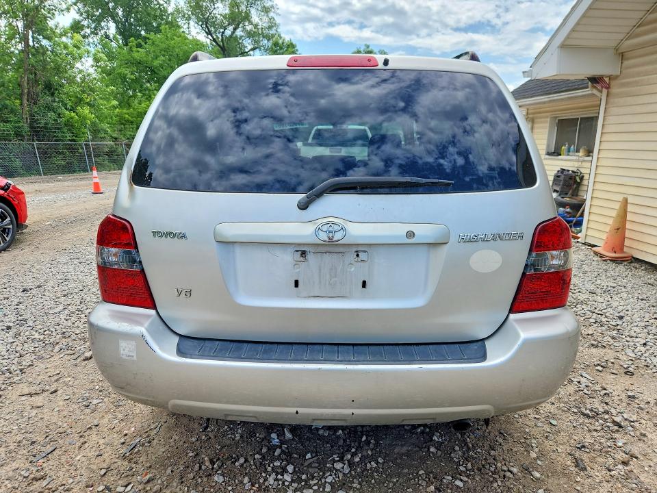 2005 Toyota Highlander VIN JTEDP21A350064598 COPART salvage auction — FRONT END, Oh - Certificate Of Title, sold $1,350 on 2026-07-15 (photo 6)