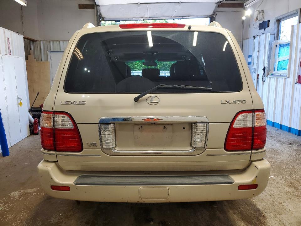 2004 Lexus Lx 470 VIN JTJHT00W543545448 COPART salvage auction — SIDE, Me - Cert Of Title-Salvage Collisio, sold $5,100 on 2026-07-16 (photo 6)