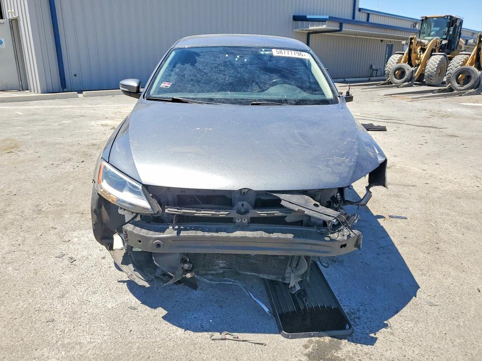 2013 Volkswagen Jetta VIN 3VWDP7AJ2DM218504 COPART salvage auction — FRONT END, Ca - Salvage Certificate, sold $100 on 2026-07-02 (photo 5)