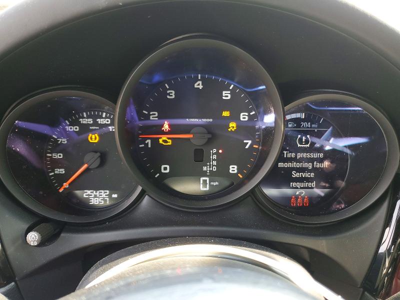 2021 Porsche Macan VIN WP1AA2A54MLB15887 COPART salvage auction — FRONT END, Va - Cert Of Title - Salvage, sold $20,200 on 2026-08-12 (photo 9)