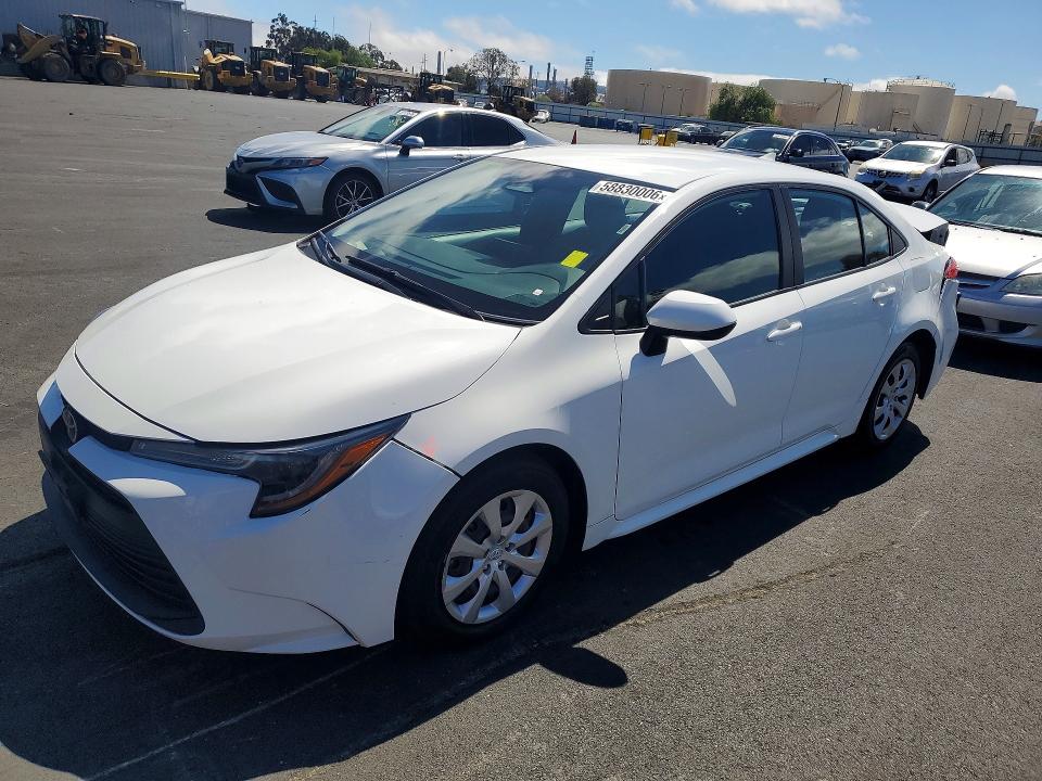 2024 Toyota VIN 5YFB4MDE9RP138200 COPART salvage auction — REAR END, Ca - Salvage Certificate, sold $6,400 on 2026-07-08 (photo 1)