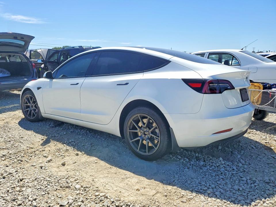2023 Tesla Model 3 VIN 5YJ3E1EA7PF709767 COPART salvage auction — FRONT END, Ca - Dis/Dlr/Exp Only Clean Title, sold $21,000 on 2026-07-28 (photo 2)