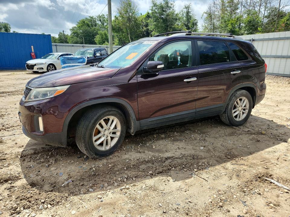 2014 Kia Sorento VIN 5XYKT3A66EG436163 COPART salvage auction — SIDE, Ga - Cert Of Title-Salvage, sold $150 on 2026-07-24 (photo 1)