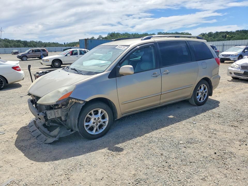2006 Toyota Sienna VIN 5TDZA22C36S587274 COPART salvage auction — FRONT END, Ca - Salvage Certificate, sold $650 on 2026-07-06 (photo 1)
