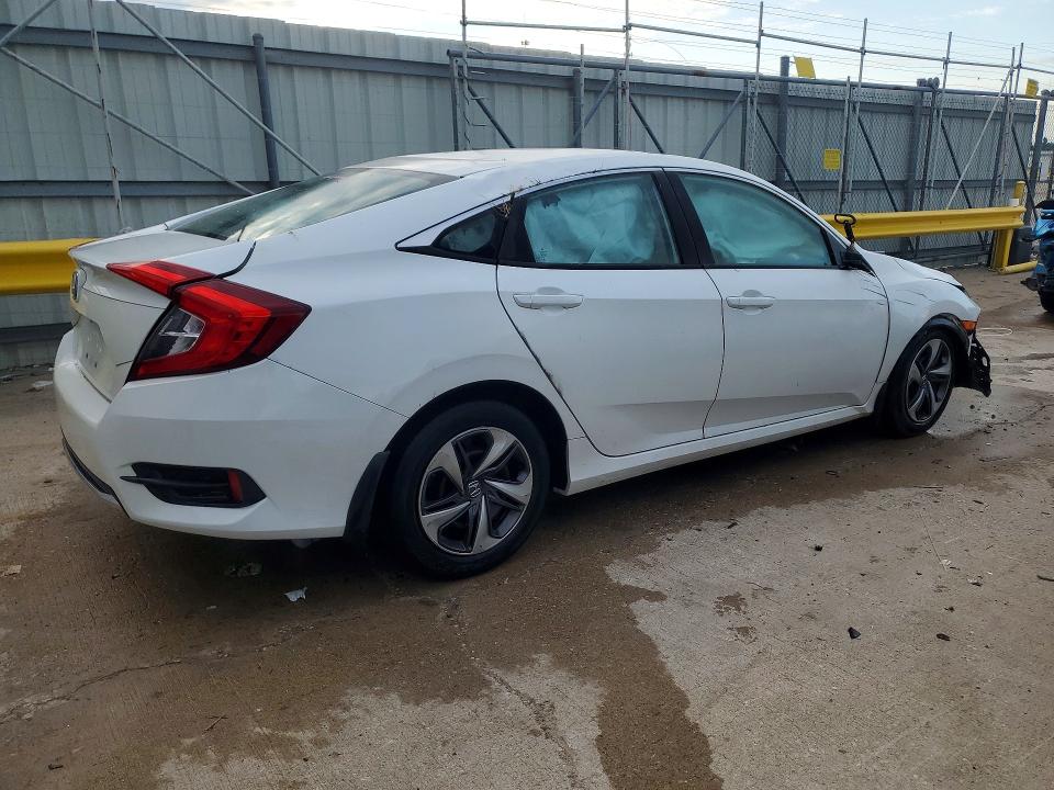 2019 Honda VIN 19XFC2F62KE210943 COPART salvage auction — ROLLOVER, Ky - Bill Of Sale/Part Only/No Titl, sold $1,500 on 2026-07-22 (photo 3)