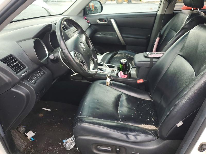 2012 Toyota Highlander VIN 5TDBK3EH7CS149235 COPART salvage auction — FRONT END, Pa - Certificate Of Salvage, sold $2,550 on 2026-07-14 (photo 7)