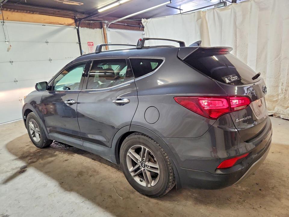 2018 Hyundai Santa fe VIN 5XYZU3LB4JG508106 COPART salvage auction — FRONT END, Pa - Certificate Of Salvage, sold $2,200 on 2026-07-23 (photo 2)