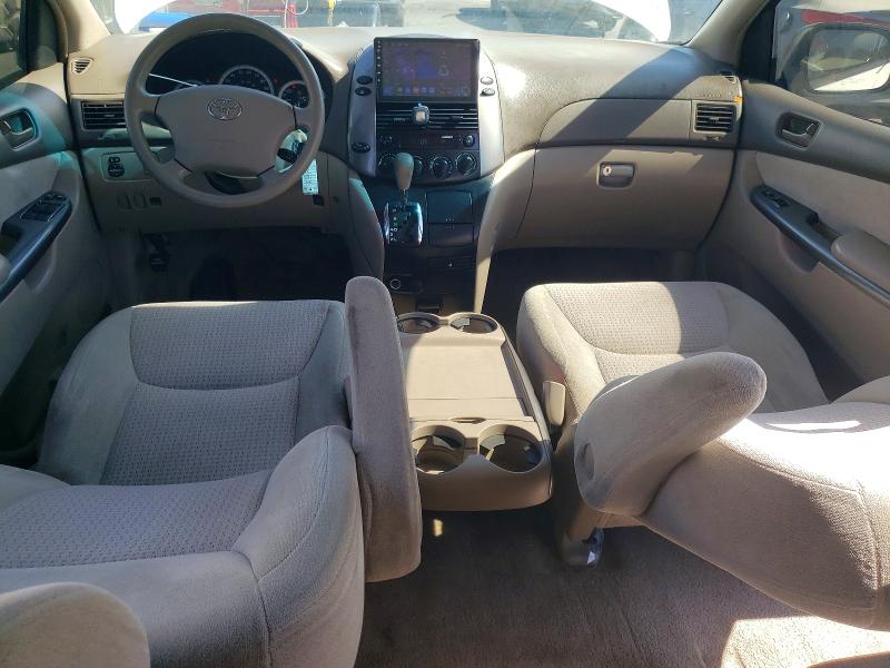 2009 Toyota Sienna VIN 5TDZK23C39S266304 COPART salvage auction — SIDE, CA - SALVAGE CERTIFICATE, sold $850 on 2026-07-31 (photo 8)