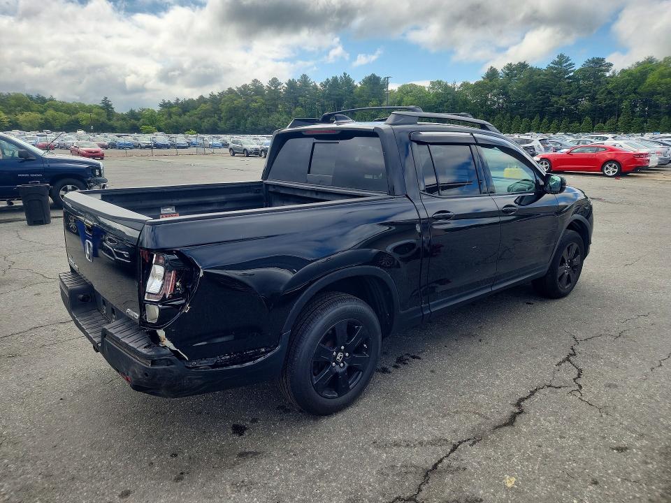 2017 Honda Ridgeline VIN 5FPYK3F8XHB017890 COPART salvage auction — REAR END, Ri - Salvage Certificate Of Title, sold $4,800 on 2026-07-09 (photo 3)
