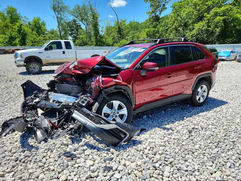 2019 Toyota Rav 4 VIN JTMW1RFV7KJ013954 COPART salvage auction — FRONT END, Salvage Title, sold $2,450 on 2026-07-10 (photo 1)