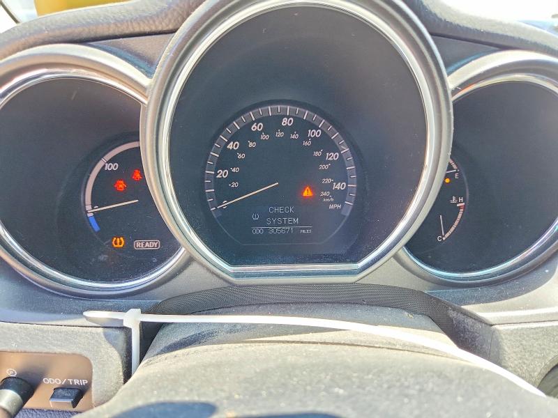 2007 Lexus Rx VIN JTJHW31UX72035595 COPART salvage auction — FRONT END, CA - SALVAGE CERTIFICATE, sold $300 on 2026-07-30 (photo 9)