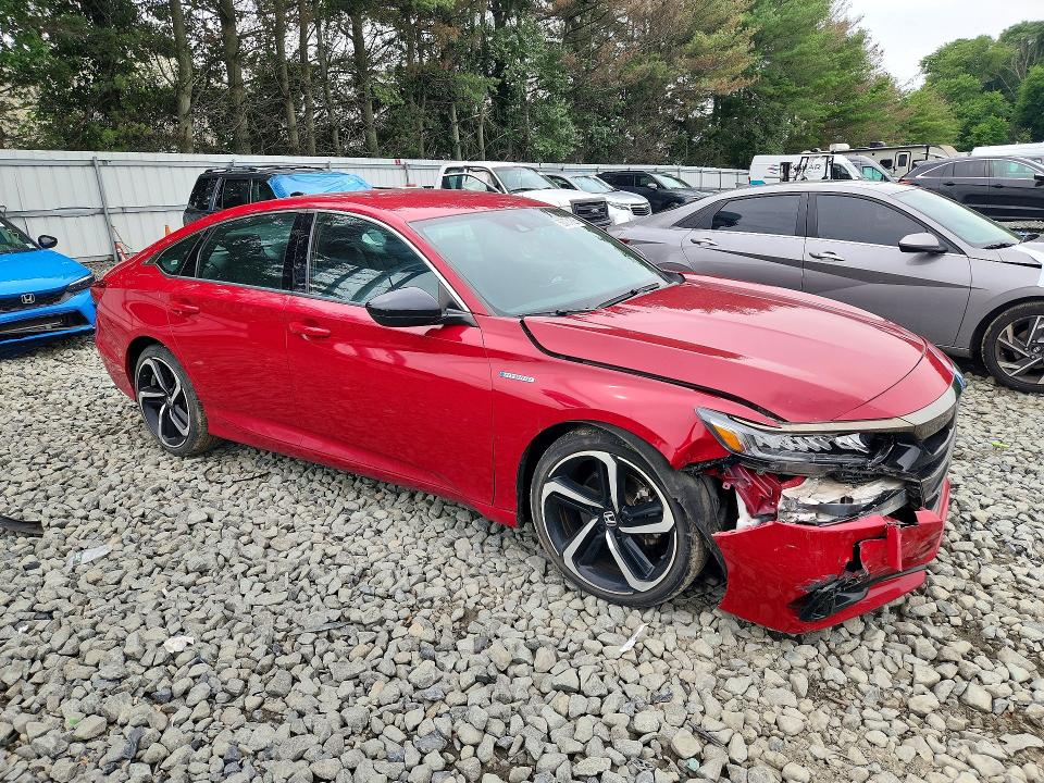 2022 Honda Accord VIN 1HGCV3F24NA013040 COPART salvage auction — FRONT END, Nj - Cert Of Title-Salvage, sold $8,600 on 2026-07-27 (photo 4)