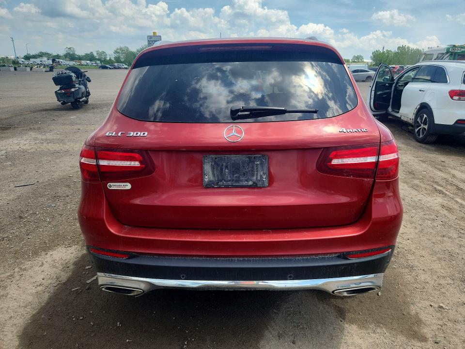2017 Mercedes-benz Glc VIN WDC0G4KB9HF221407 COPART salvage auction — FRONT END, Qc - Gravement Accidente, sold $4,500 on 2026-07-07 (photo 6)