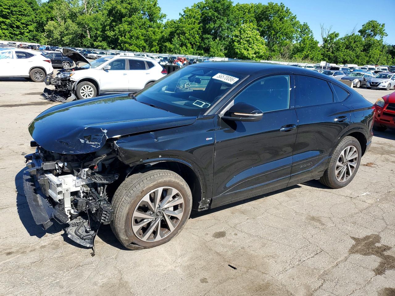 2025 Audi Q6 e-tron VIN WA1E4BGF7SA067525 — COPART salvage auction photo