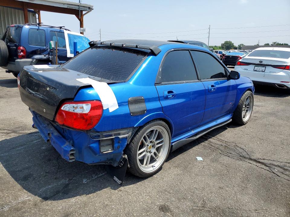 2006 Subaru Wrx VIN JF1GD70616L517689 COPART salvage auction — HAIL, CO - PUBLIC - SALVAGE TITLE, sold $7,700 on 2026-07-23 (photo 3)