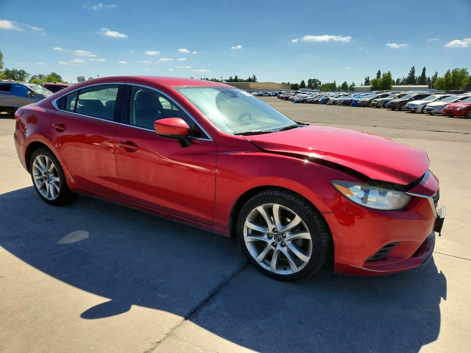 2017 Mazda 6 VIN JM1GL1V50H1140927 COPART salvage auction — FRONT END, Or - Salvage Title Certificate, sold $2,150 on 2026-08-03 (photo 4)