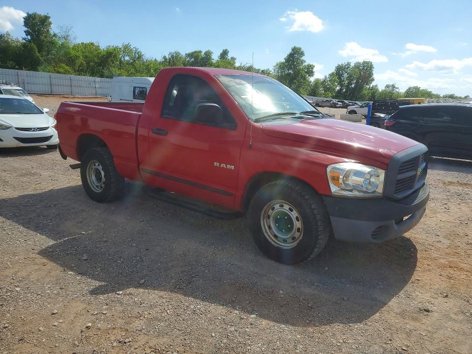 2008 Dodge Ram VIN 1D7HA16K18J108931 COPART salvage auction — REAR END, OK - CERT OF TITLE-SALVAGE, sold $1,450 on 2026-07-09 (photo 4)
