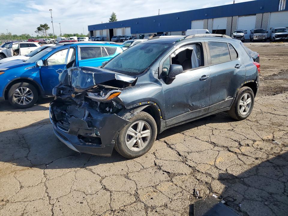 2021 Chevrolet Trax VIN KL7CJPSB1MB344123 COPART salvage auction — FRONT END, Oh - Cert Of Title-Salvage, sold $300 on 2026-07-28 (photo 1)