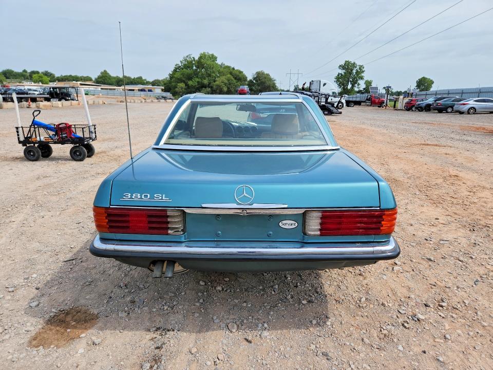 1984 Mercedes-benz Sl-class VIN WDB1070451A012290 COPART salvage auction — SIDE, OK - CERTIFICATE OF TITLE, sold $5,800 on 2026-07-02 (photo 6)