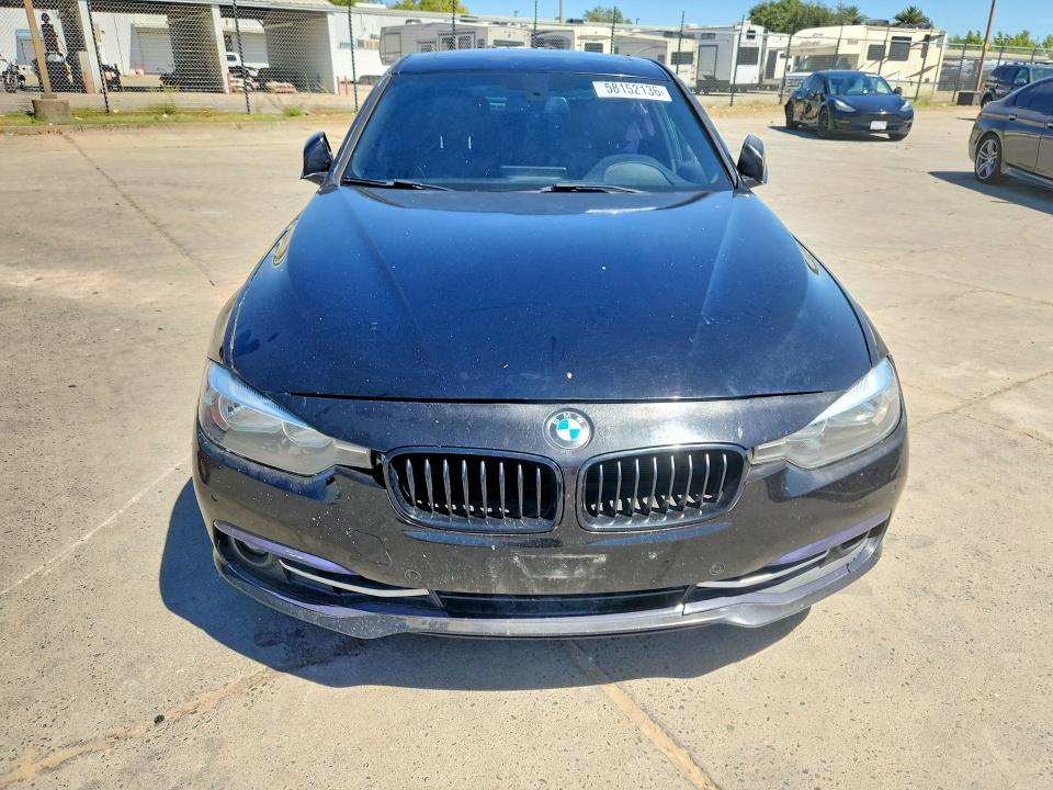 2017 BMW 3er VIN WBA8B9G59HNU09127 COPART salvage auction — SIDE, Ca - Salvage Certificate, sold $3,050 on 2026-07-13 (photo 5)