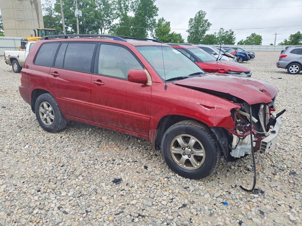 2006 Toyota Highlander VIN JTEDP21A860114025 COPART salvage auction — FRONT END, Mi - Certificate Of Title, sold $525 on 2026-07-02 (photo 4)