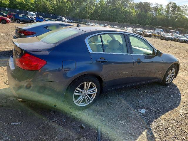 2010 Infiniti G VIN JN1CV6AR3AM254054 COPART salvage auction — SIDE, Md - Cert Of Salvage < 75% Damage, sold $575 on 2026-07-10 (photo 3)