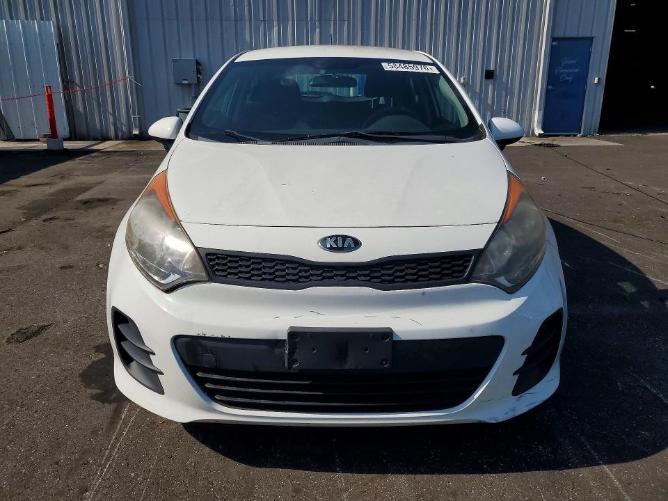 2016 Kia Rio VIN KNADM5A30G6647627 COPART salvage auction — SIDE, Fl - Cert Of Title Slvg Rebuildable, sold $1,450 on 2026-07-08 (photo 5)