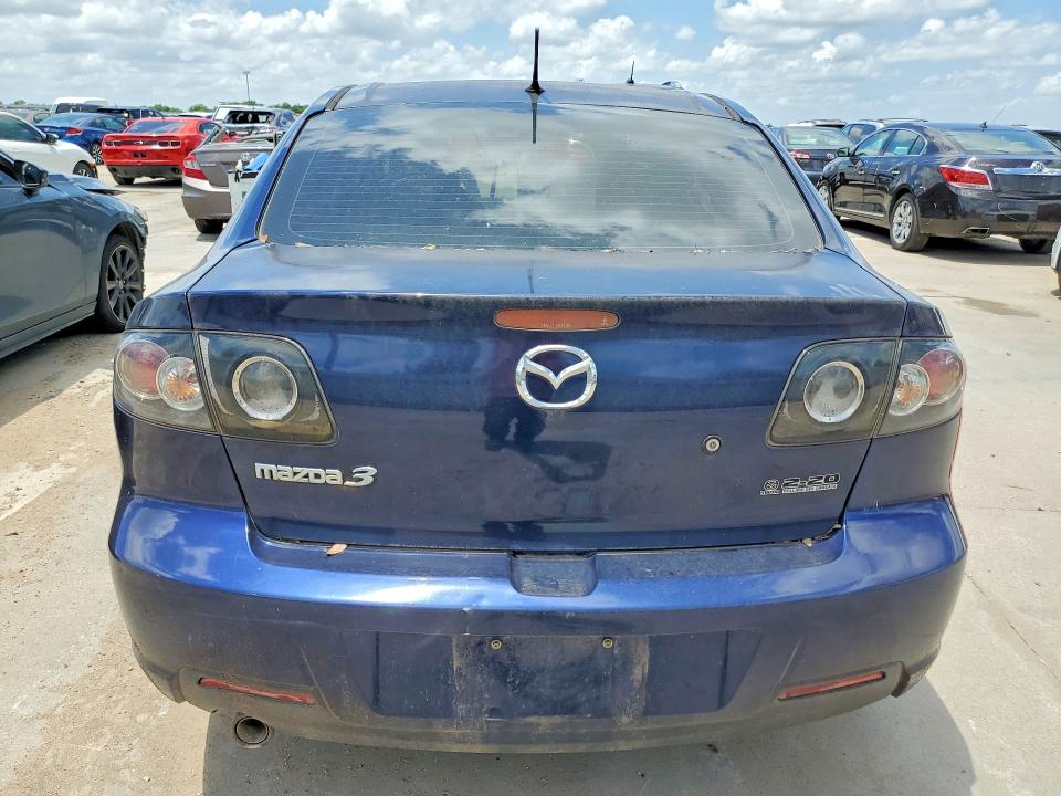 2008 Mazda 3 VIN JM1BK32F381102484 COPART salvage auction — HAIL, TX - CERTIFICATE OF TITLE, sold $250 on 2026-07-09 (photo 6)