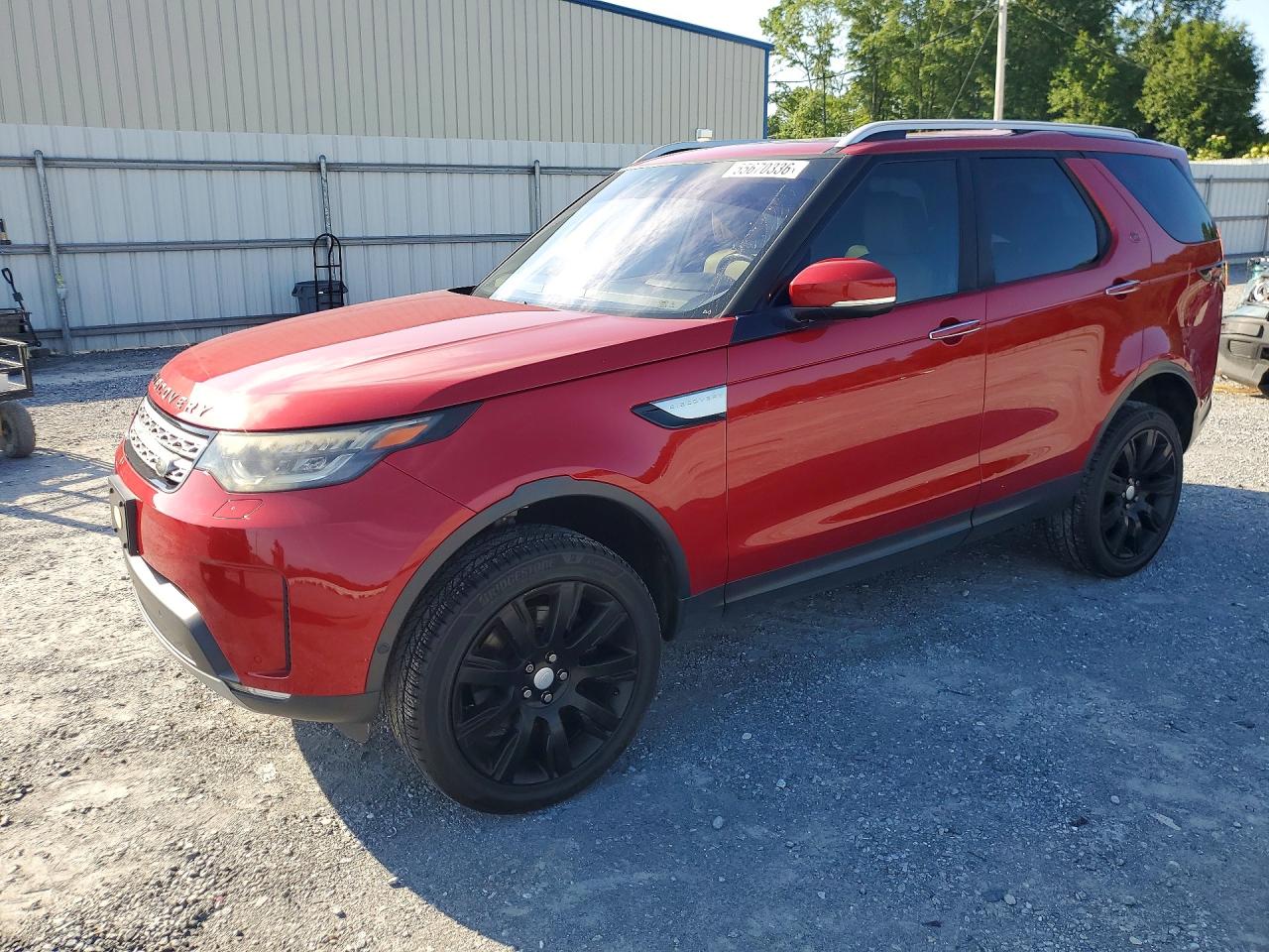 2017 Land Rover Discovery VIN SALRHBBV7HA045682 COPART salvage auction — Vandalized, NC - DEALER ONLY CLEAN TITLE, sold $6,100 on 2026-07-01 (photo 1)