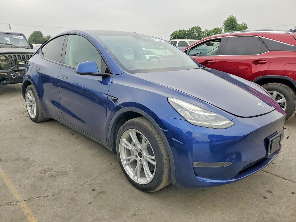 2022 Tesla Model y VIN 7SAYGDEEXNF429524 COPART salvage auction — REAR END, Ca - Salvage Certificate, sold $12,000 on 2026-07-27 (photo 4)