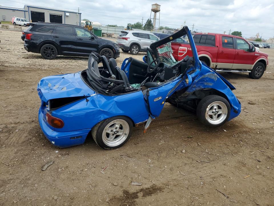 1993 Mazda Mx-5 miata VIN JM1NA3518P1410670 COPART salvage auction — ALL OVER, WV - SALVAGE CERTIFICATE, sold $325 on 2026-07-10 (photo 3)