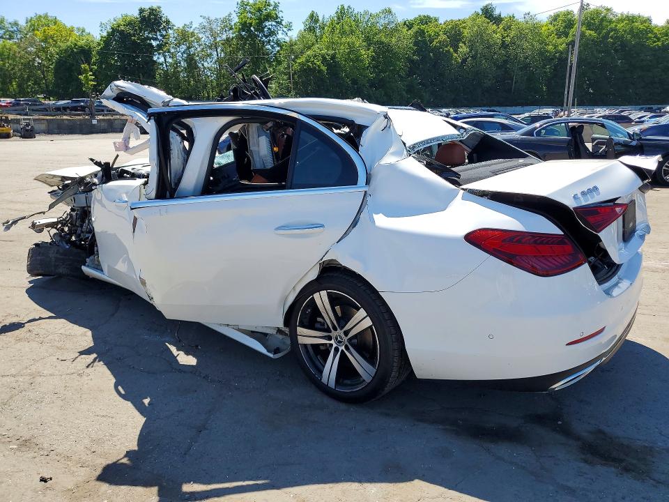 2025 Mercedes-benz C class VIN W1KAF4HB5SR242559 COPART salvage auction — ROLLOVER, FL - CERTIFICATE OF DESTRUCTION, sold $2,250 on 2026-07-08 (photo 2)